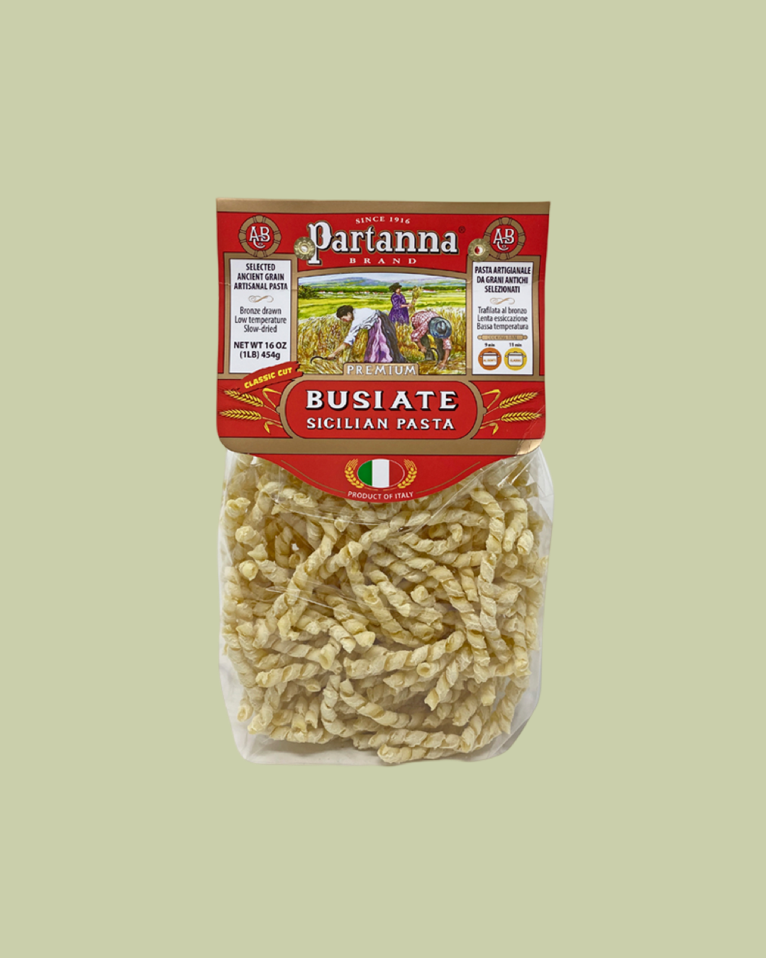 Busiate Sicilian Pasta