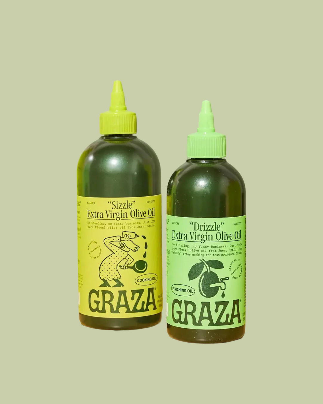 Extra Virgin Olive Oil Duo ("Drizzle" & "Sizzle")